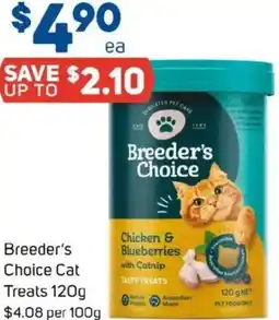 Foodland Breeder's Choice Cat Treats offer