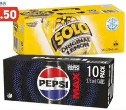 Foodland Pepsi, Sunkist, Solo or Schweppes Varieties offer