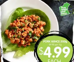Spudshed Pork mince offer