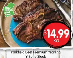 Spudshed Parkfield Beef Premium Yearling Y-Bone Steak offer