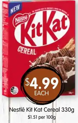Spudshed Nestlé Kit Kat Cereal offer