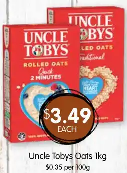 Spudshed Uncle Tobys Oats offer