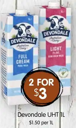Spudshed Devondale UHT offer