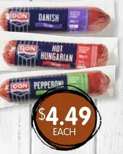 Spudshed Don Salami Varieties offer
