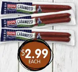 Spudshed Don Cabanossi offer