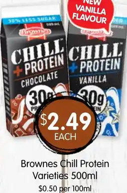 Spudshed Brownes Chill Protein Varieties offer