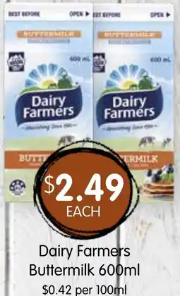 Spudshed Dairy Farmers Buttermilk offer