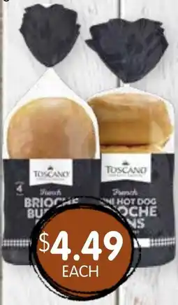 Spudshed Toscano Brioche Burger or Mini Hotdog Buns offer