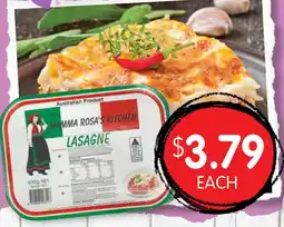 Spudshed Mamma Rosa's Kitchen Lasagne offer