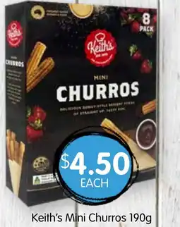 Spudshed Keith's Mini Churros offer