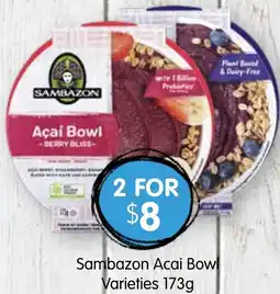 Spudshed Sambazon Acai Bowl Varieties offer