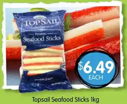 Spudshed Topsail Seafood Sticks offer
