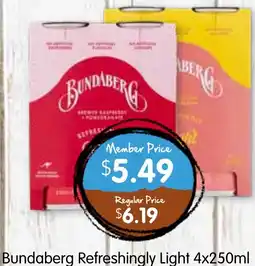 Spudshed Bundaberg Refreshingly Light offer