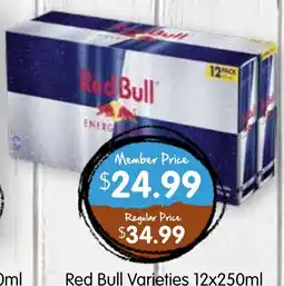 Spudshed Red Bull Varieties offer