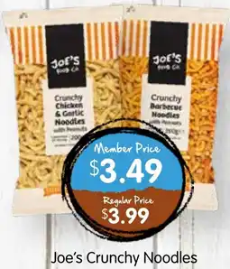 Spudshed Joe's Crunchy Noodles offer