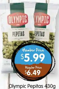 Spudshed Olympic Pepitas offer