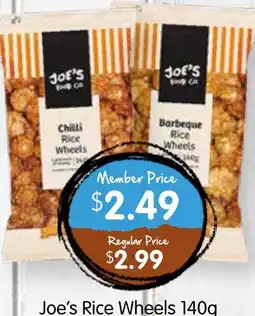Spudshed Joe's Rice Wheels offer