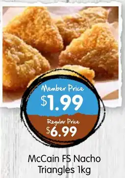 Spudshed McCain FS Nacho Triangles offer