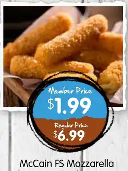 Spudshed McCain FS Mozzarella Sticks offer