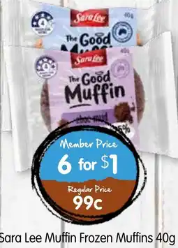 Spudshed Sara Lee Muffin Frozen Muffins offer