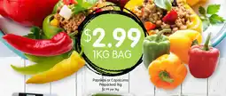 Spudshed Paprikas or Capsicums Prepacked offer