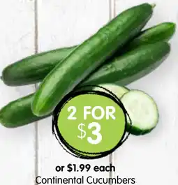 Spudshed Continental Cucumbers offer