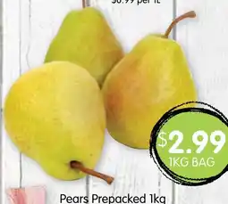 Spudshed Pears Prepacked offer