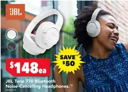Harvey Norman Tune 770 Bluetooth Noise-Cancelling Headphones offer