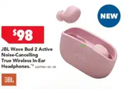 Harvey Norman Wave Bud 2 Active Noise-Cancelling True Wireless In-Ear Headphones offer