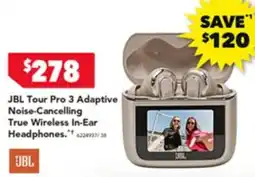 Harvey Norman Tour Pro 3 Adaptive Noise-Cancelling True Wireless In-Ear Headphones offer