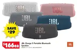 Harvey Norman Charge 5 Portable Bluetooth offer