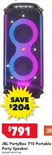 Harvey Norman JBL PartyBox 710 Portable Party Speaker. offer