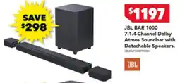 Harvey Norman JBL BAR 1000 7.1.4-Channel Dolby Atmos Soundbar offer
