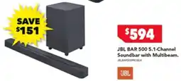 Harvey Norman JBL BAR 500 5.1-Channel Soundbar offer
