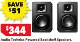 Harvey Norman Audio-Technica Powered Bookshelf Speakers. offer