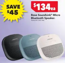 Harvey Norman Bose SoundLink Micro Bluetooth Speaker offer