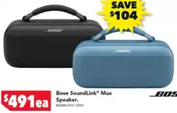 Harvey Norman Bose SoundLink Max Speaker offer