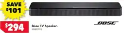 Harvey Norman Bose TV Speaker offer