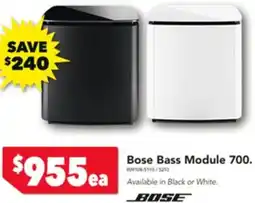 Harvey Norman Bose Bass Module 700 offer