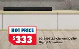 Harvey Norman LG S40T 2.1-Channel Dolby Digital Soundbar offer