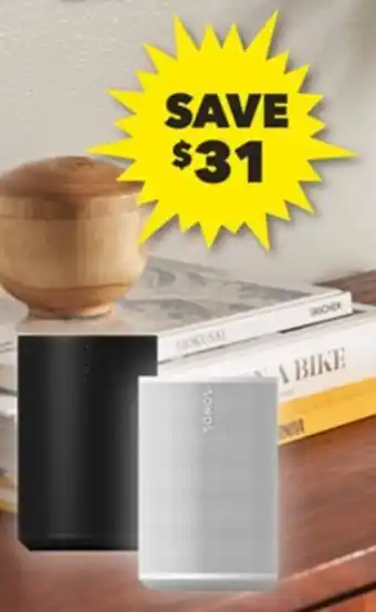 Harvey Norman Sonos Era 100 Smart Speaker. offer