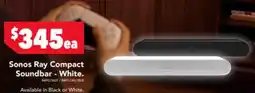 Harvey Norman Sonos Ray Compact Soundbar offer