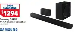 Harvey Norman Samsung Q990D 11.4.1-Channel Soundbar. offer