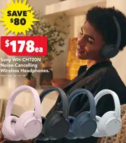 Harvey Norman Sony WH-CH720N Noise-Cancelling Wireless Headphones offer