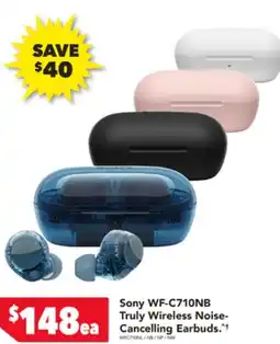 Harvey Norman Sony WF-C710NB Truly Wireless Noise- Cancelling Earbuds offer