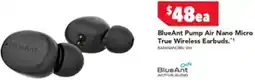 Harvey Norman BlueAnt Pump Air Nano Micro True Wireless Earbuds offer