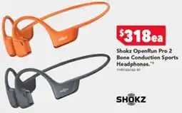 Harvey Norman Shokz OpenRun Pro 2 Bone Conduction Sports Headphones offer