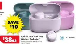 Harvey Norman JLab GO Air POP True Wireless Earbuds." offer