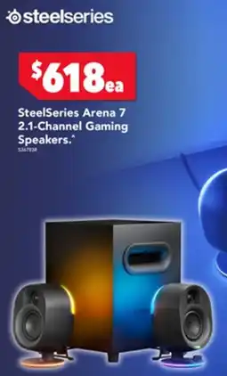 Harvey Norman SteelSeries Arena 7 2.1-Channel Gaming Speakers. offer