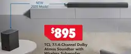 Harvey Norman TCL 7.1.4-Channel Dolby Atmos Soundbar offer